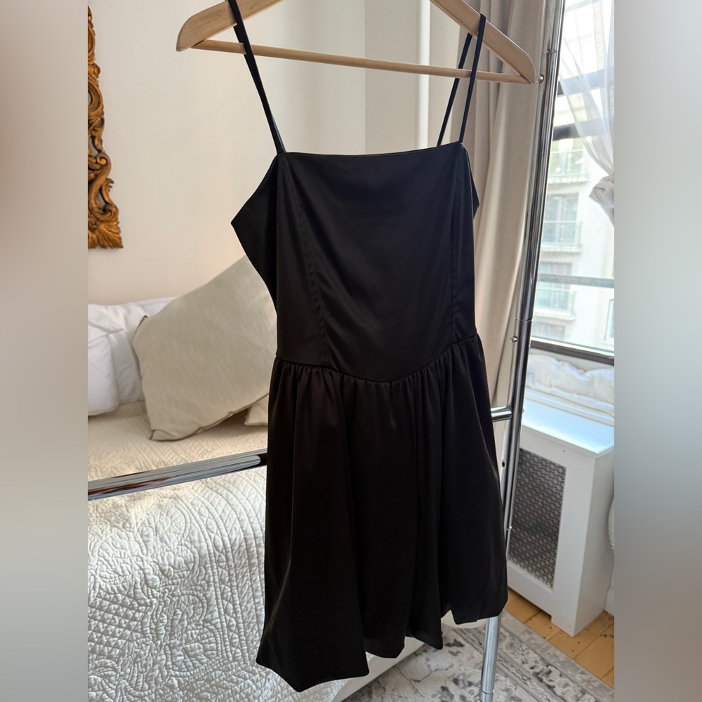 Vintage Celeb Black Bubble Mini Dress